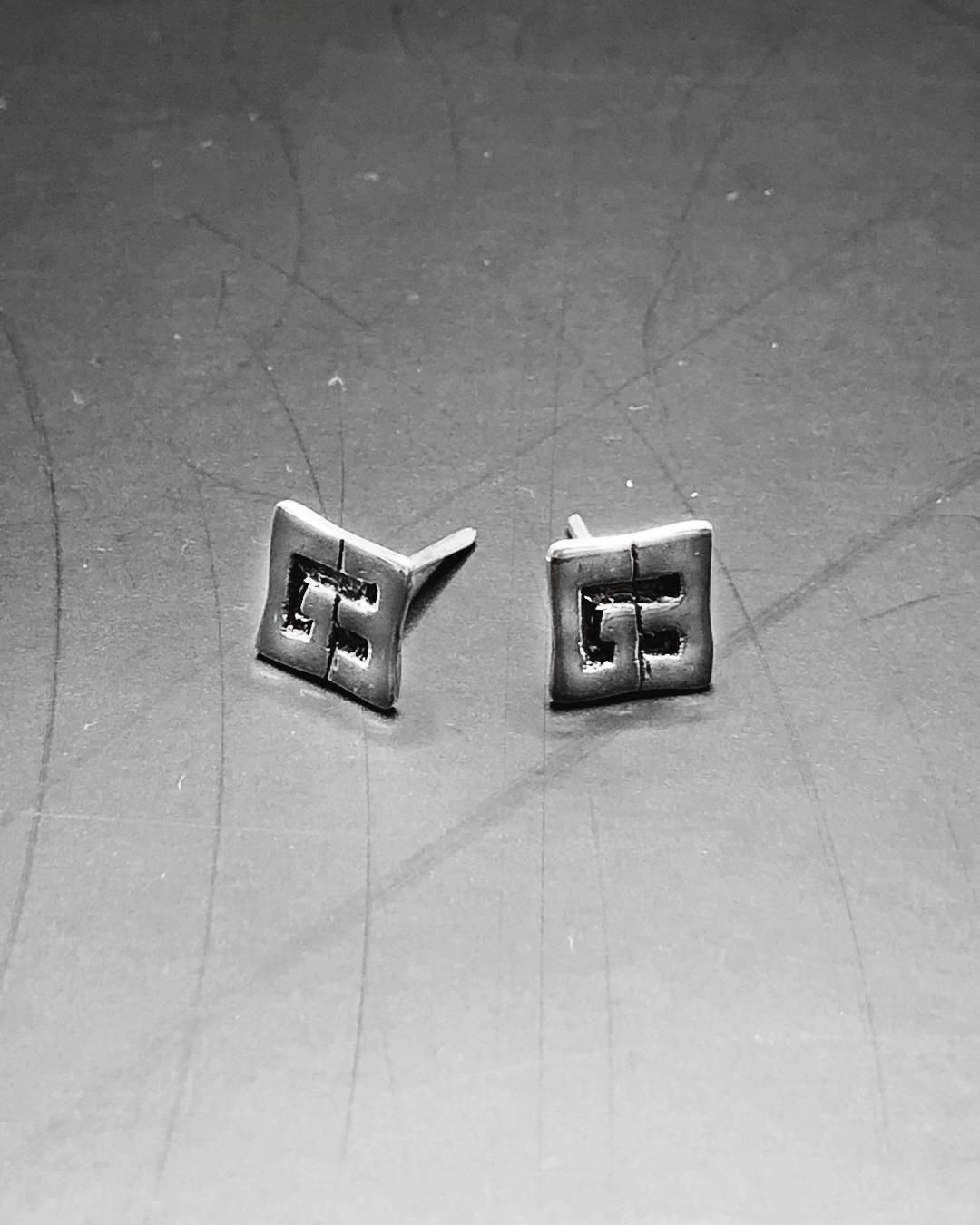 Grey93 Earrings (Small)