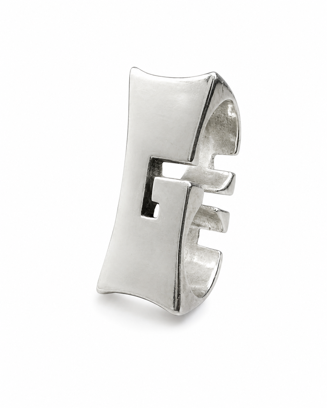 Grey93 Silver Brass Knuckle